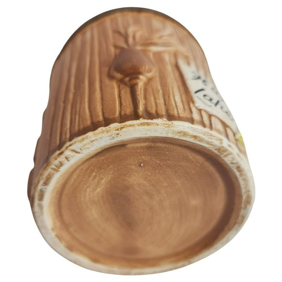 Harvey's Lake Tahoe Tiki Bucket Mug Vintage 1960s OMC Otagiri Japan Label 3D - Picture 9 of 9